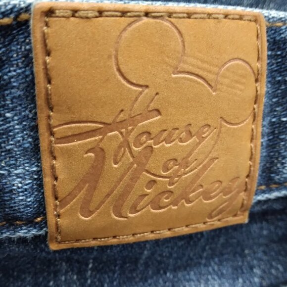 Disney Resort House Of Mickey Jeans Dark Wash Stretch | Size 8 - Picture 5 of 8